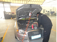 奔馳轎車發(fā)動機尾氣冒黑煙如何處理？